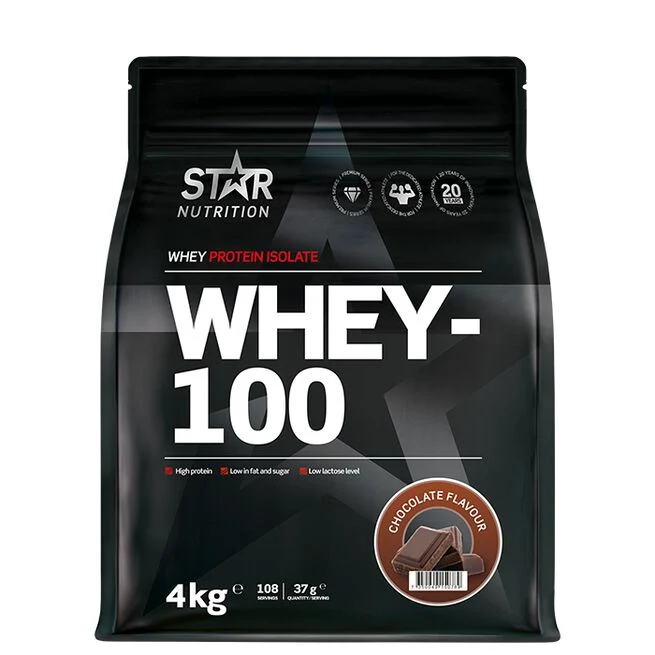 Whey-100 Vassleprotein 4 kg