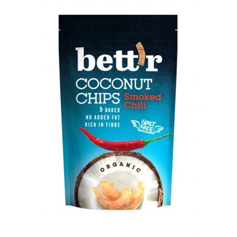 Glutenfreie Chili-Kokos-Chips BIO 70 g BETTR