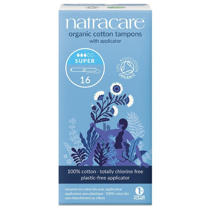 Hygienische Tampons mit Applikator super BIO 16 Stk. NATRACARE