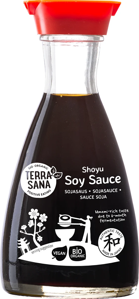 SHOYU SOY Sauce mit Spender BIO 150 ml - TERRASANA