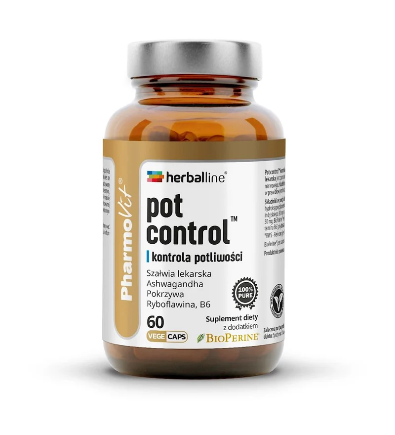 POT CONTROL Kapseln glutenfrei 60 Stk. - PHARMOVIT (HERBALLINE)