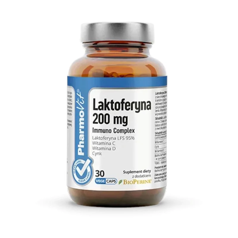 Immunsystem-Kapseln (IMMUNO COMPLEX Lactoferrin) glutenfrei 30 Stk. - PHARMOVIT (SAUBERES ETIKETT)