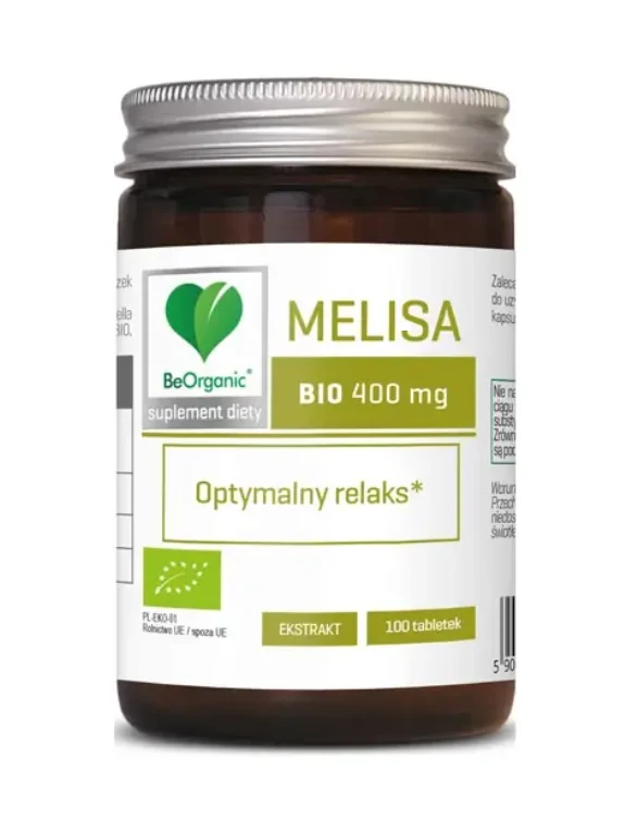 MELISA EXTRACT BIO (400 mg) 100 TABLETTEN - BE ORGANIC