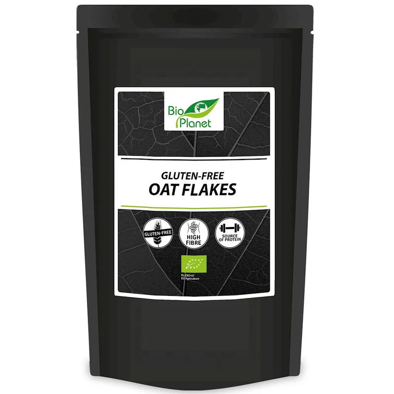 Glutenfreie Haferflocken BIO 600 g - BIO PLANET INTERNATIONAL