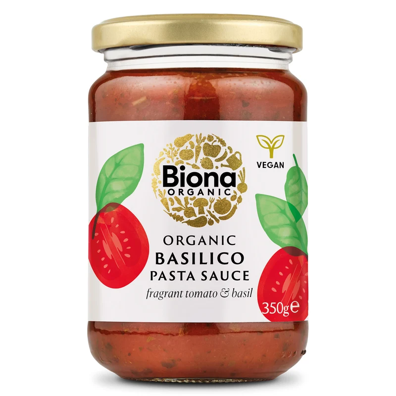 Passerade tomater med basilika, 350 g