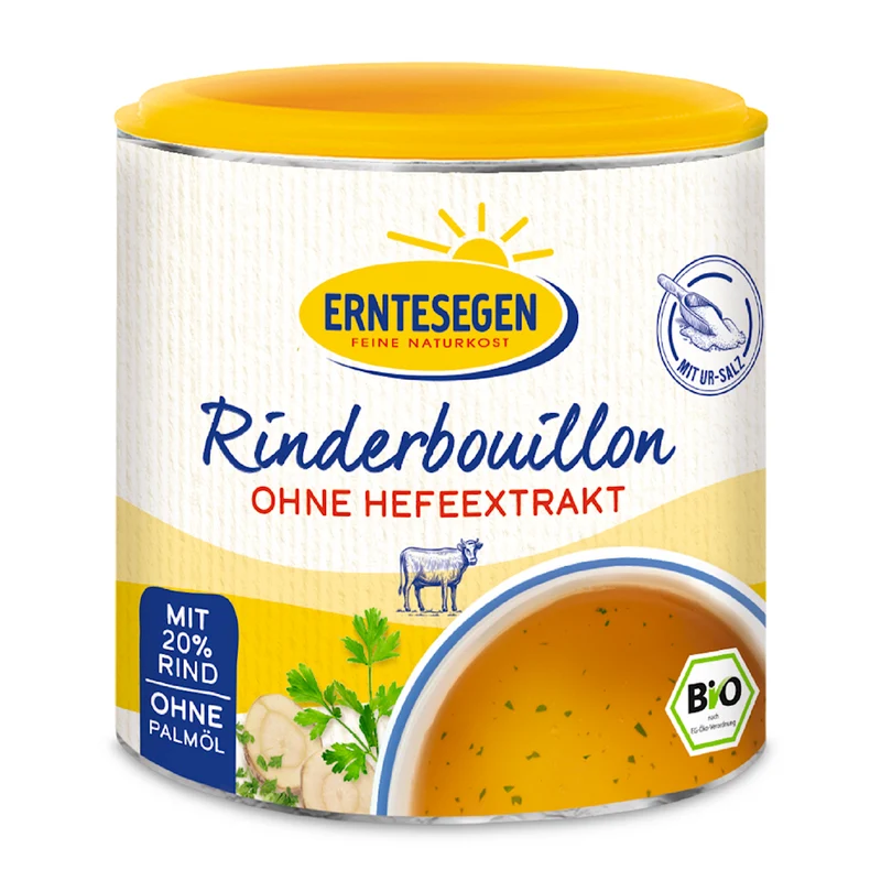 RINDFLEISCH BULION OHNE TROCKNUNG IN REINEM BIO 120 g - ERNTESEGEN