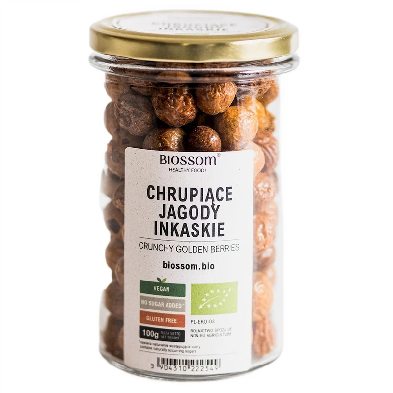 Glutenfreie gefriergetrocknete INKASISCHE WEIHNACHTSBEERE BIO 100 g - BIOSSOM