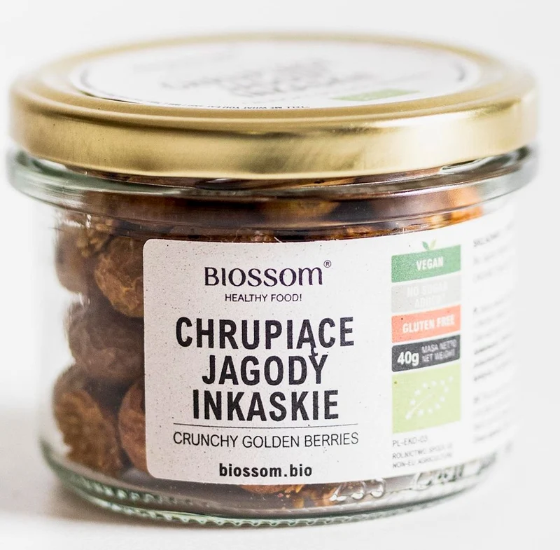 Glutenfreie gefriergetrocknete INKASISCHE WEIHNACHTSBEEREN 40 g - BIOSSOM