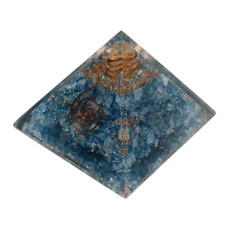 Orgoniitti Pyramidi Reiki Healing Turquo