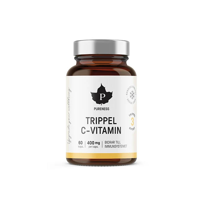 Trippel C-vitamin 60 kapslar