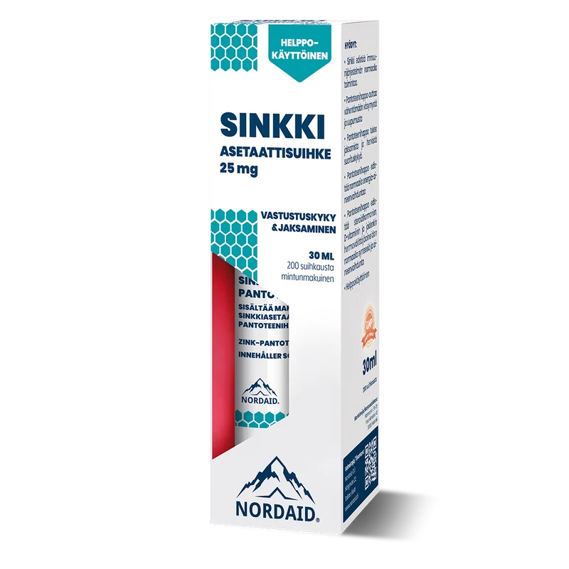 Nordaid Sinkkiasetaattisuihke 30ml