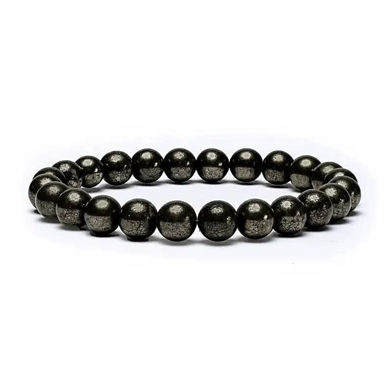 Pyritarmband 8 mm