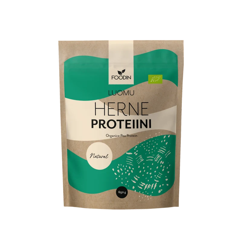 Foodin- Herneproteiini, maustamaton,650