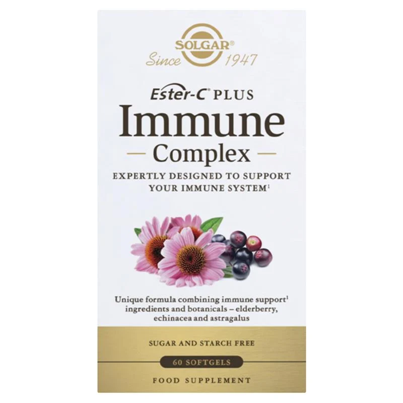 SOLGAR Ester C Plus Immune Complex 60pk