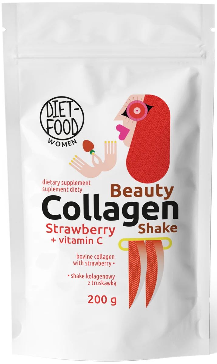 KOLAGEN-SHAKE MIT VITAMIN C UND TRUSCUMBER 200 g - DIÄT-NAHRUNG (FRAUEN)