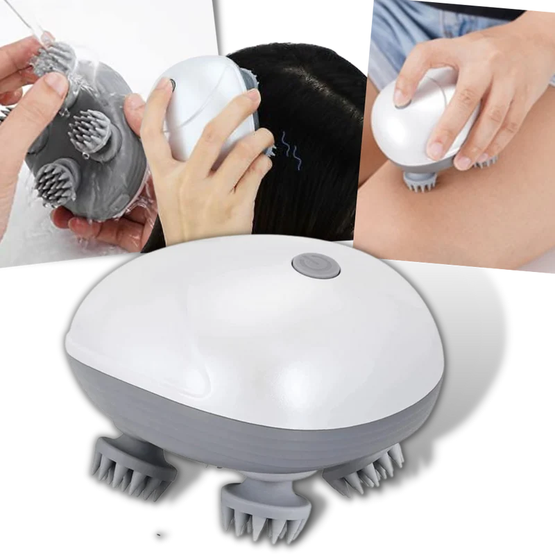 Vibrerande massage för hårbotten