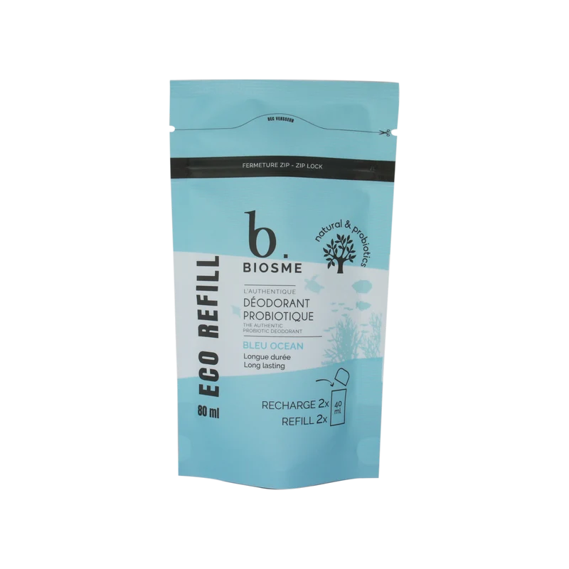 Biosme deo Bleu Ocean refill 80ml, deodorantpåfyllning