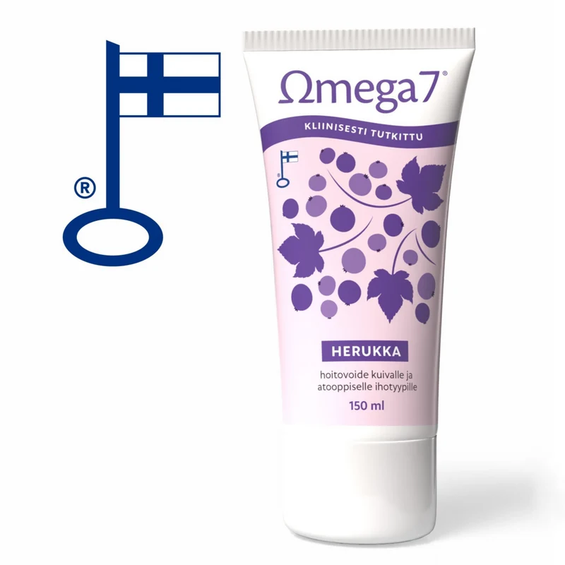 Omega7 SVARTA VINBÄR vårdkräm 150ml