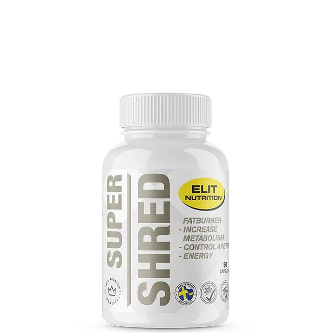 Super Shred Fettförbrännare 90 Kapslar