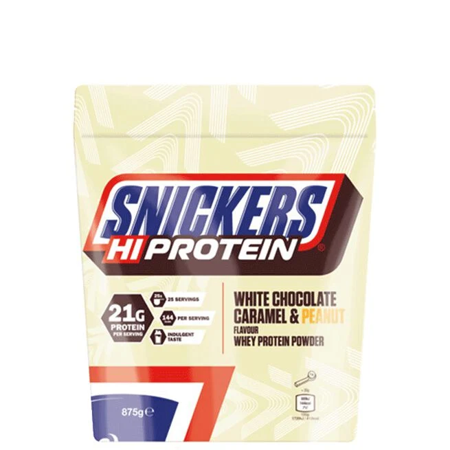 Snickers Vassleprotein Vit Choklad Jordnöt 875 g