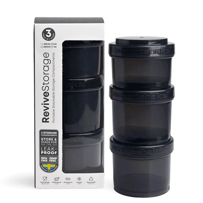 Revive Storage 3 pack Svart 1x150 ml 2x200 ml