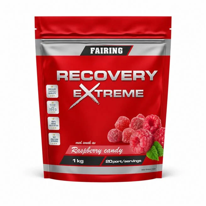 Recovery Xtreme Återhämtningsdryck 1000 g Hallongodis