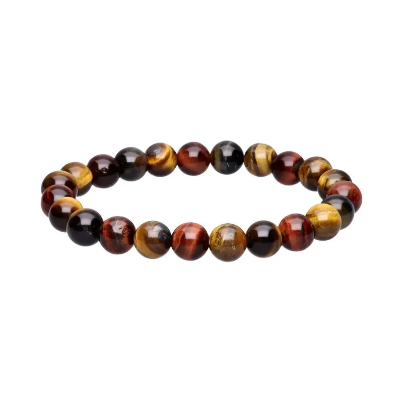 Armband 8 mm Tigeröga-mix
