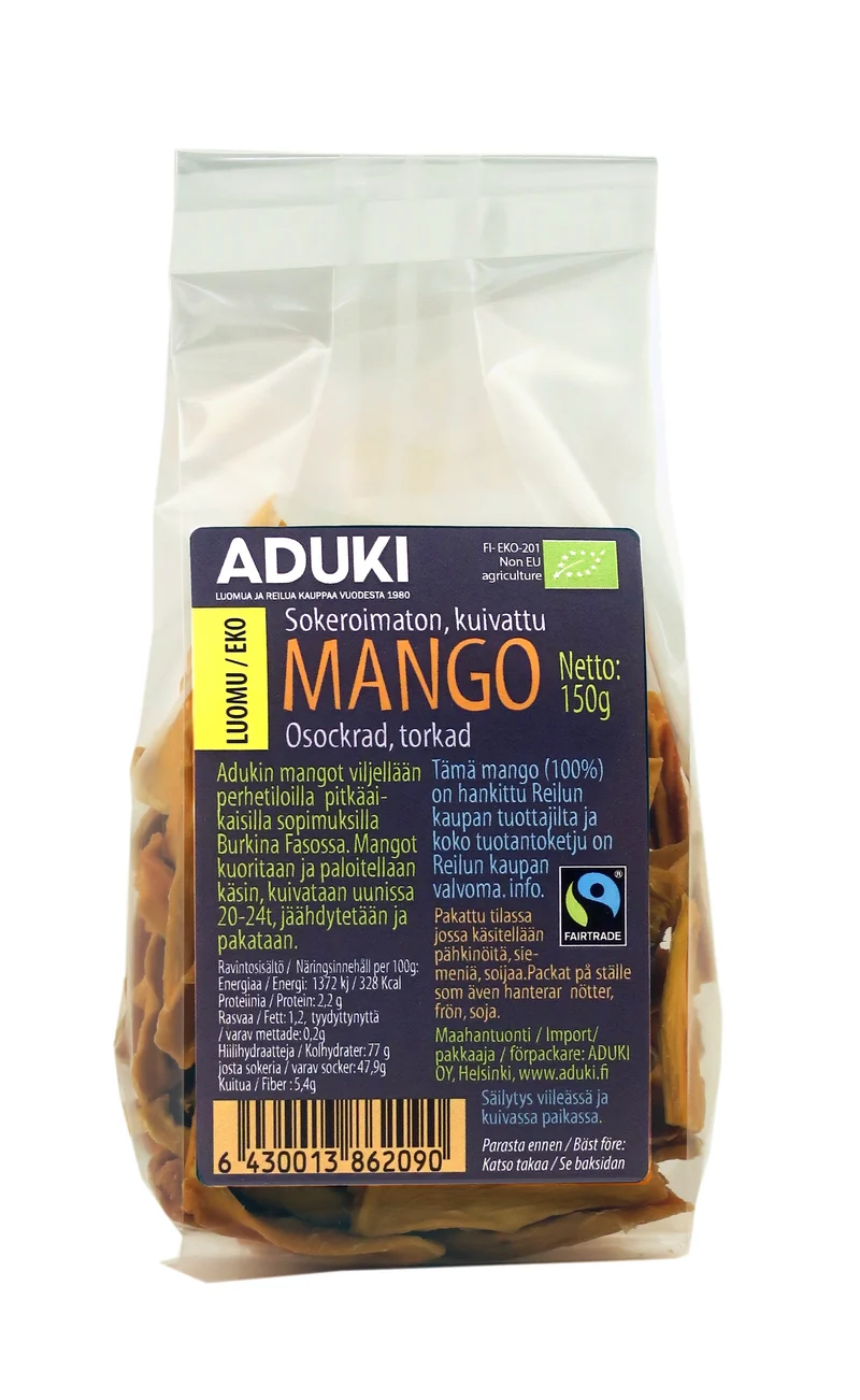 Torkad mango, 150 g