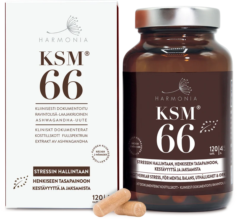 KSM66 Ashwagandha, 120 kapslar