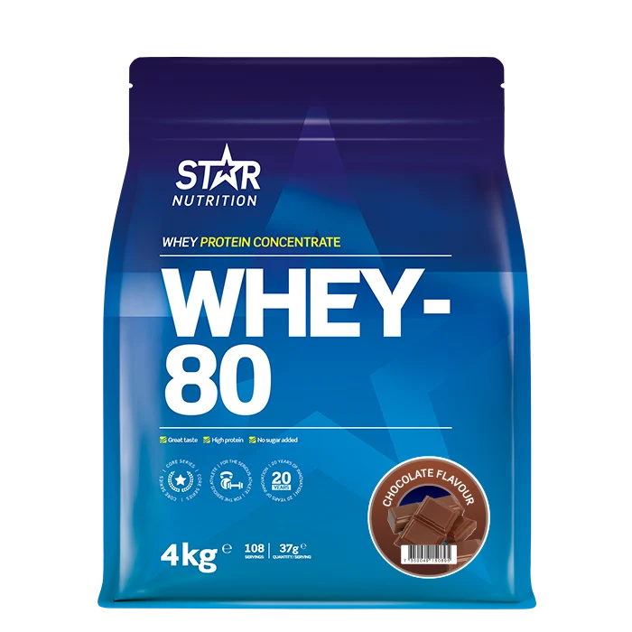 Whey-80 Vassleprotein 4 kg