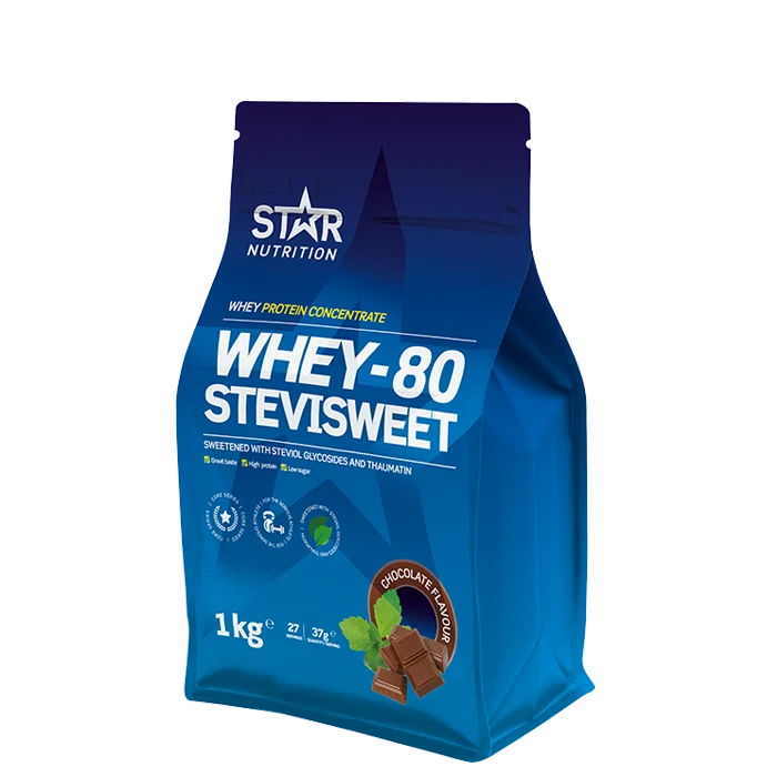 Whey-80 SteviSweet Vassleprotein 1 kg