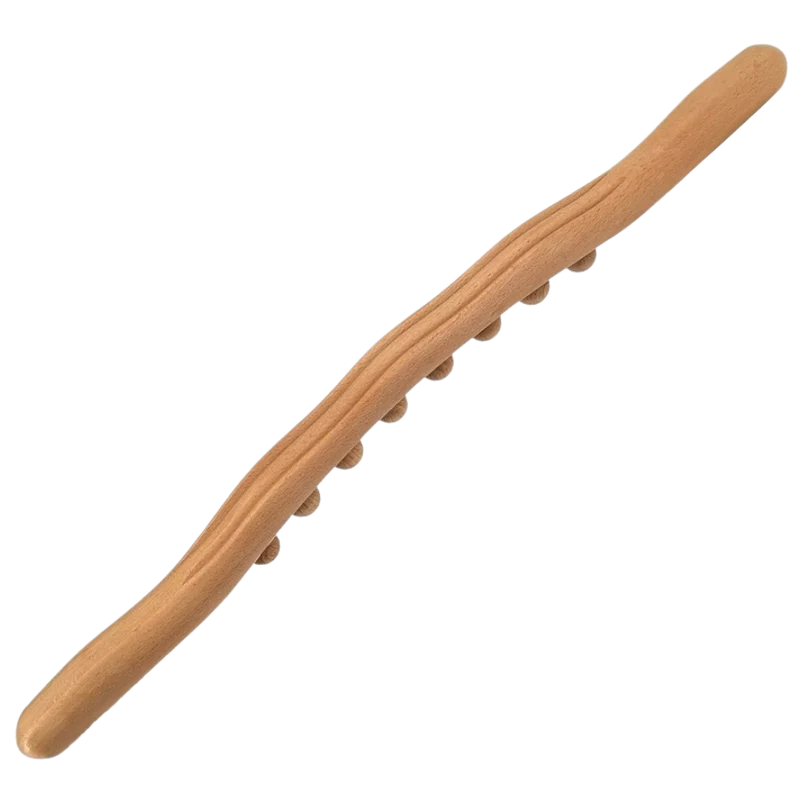 Muskelmassage i naturligt trä