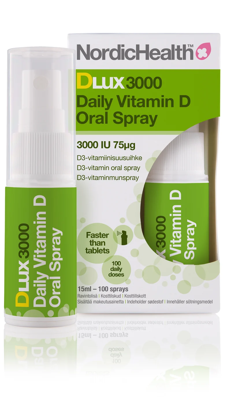 DLux 3000 D3-vitaminspray, 75 µg, 15 ml