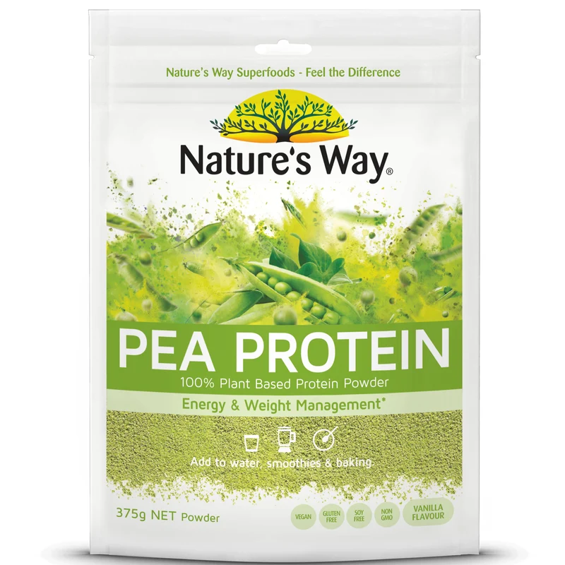 NATURES WAY SF Pea Prot Pch 375g