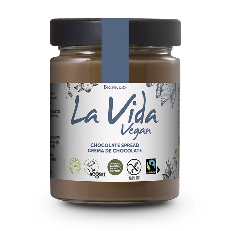 FAIR TRADE GLUTENFREIE SCHOKOLADECREME BIO 270 g - LA VIDA VEGAN