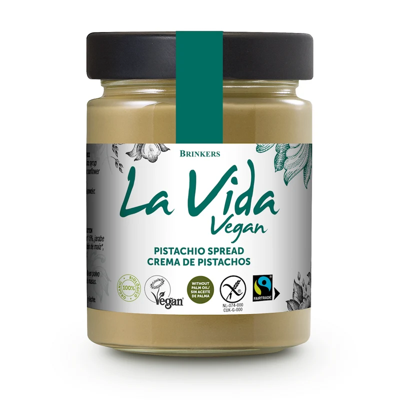 FAIR TRADE GLUTENFREIE PISTATTOO-CREME BIO 270 g - LA VIDA VEGAN