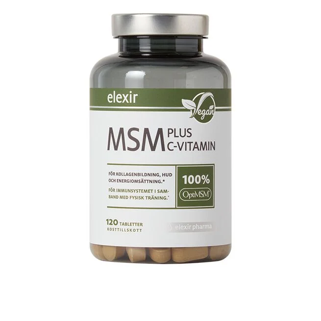 MSM + C Vitamin 120 tabletter