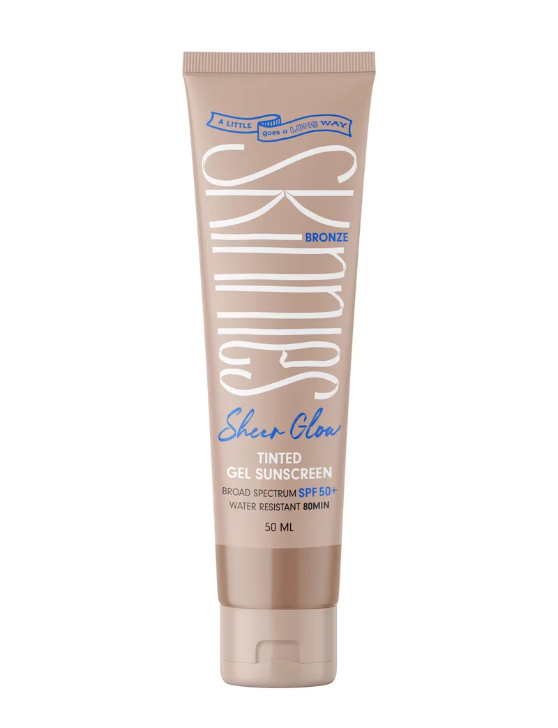 SKINNIES Shr Glw Tint SPF50 Brz 50ml