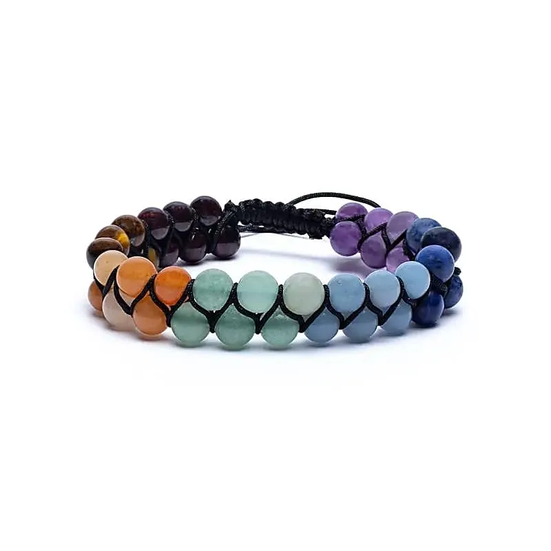 Chakra Kristallarmband – 7 Chakran (6 mm)