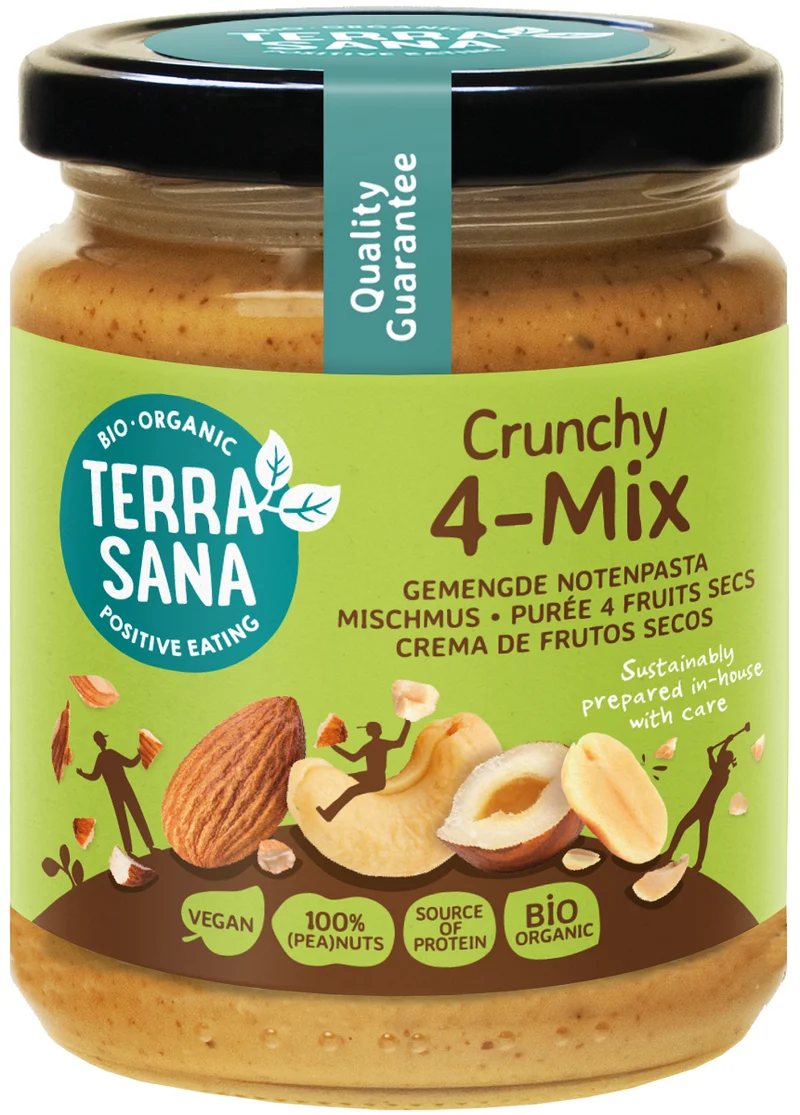 NUT CRUNCHY MIX (4 NÜSSE) BIO 250 g - TERRASANA