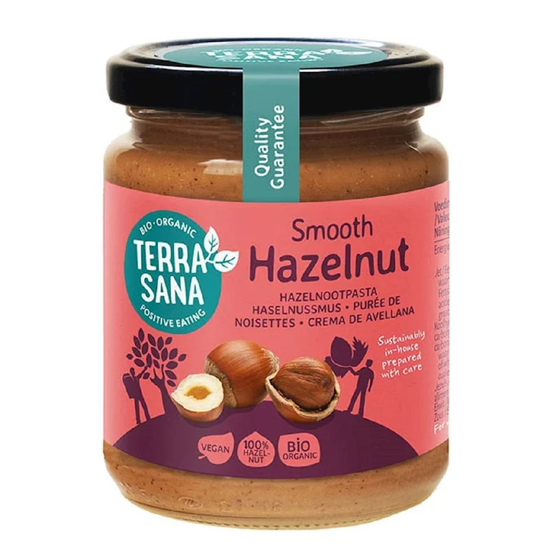 Geröstete Haselnusscreme 100% BIO 250 g - TERRASANA