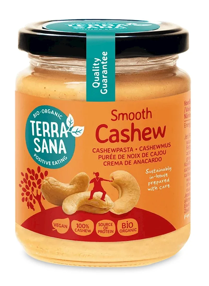Creme aus gerösteten Cashewnüssen 100% BIO 250 g - TERRASANA