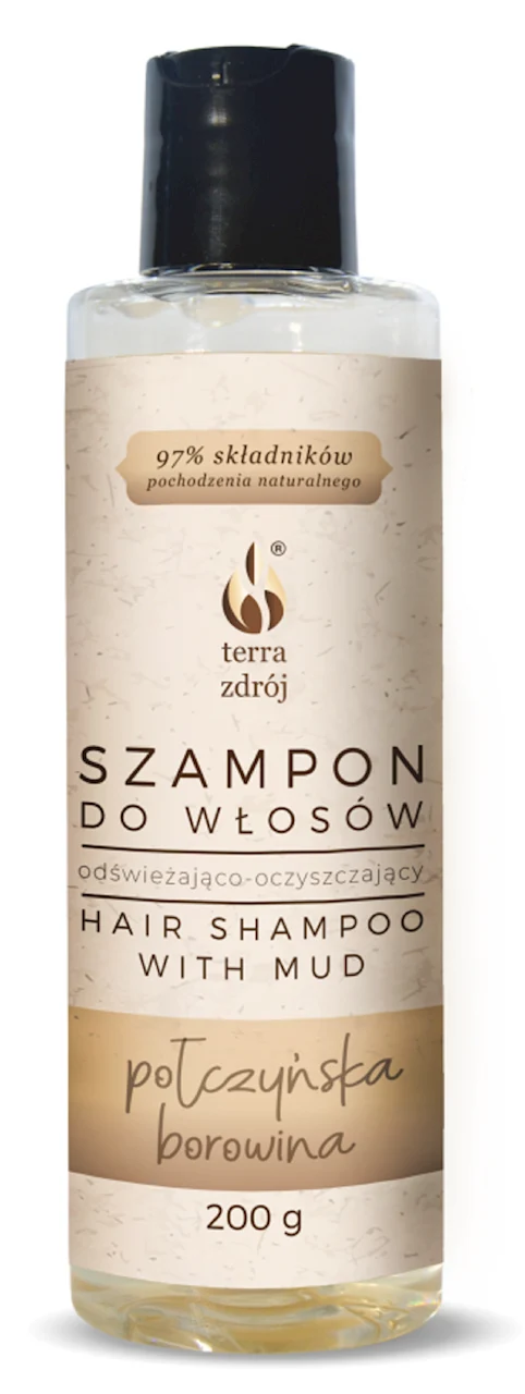 Haarshampoo zur Entgiftung und Reinigung der Haare 200 g - TERRA ZDRÓJ (BOROVINA SERIES)