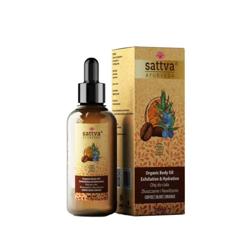 COFFEE & ORANGE BODY OIL ECO 100 ml - SATTVA (AYURVEDA)