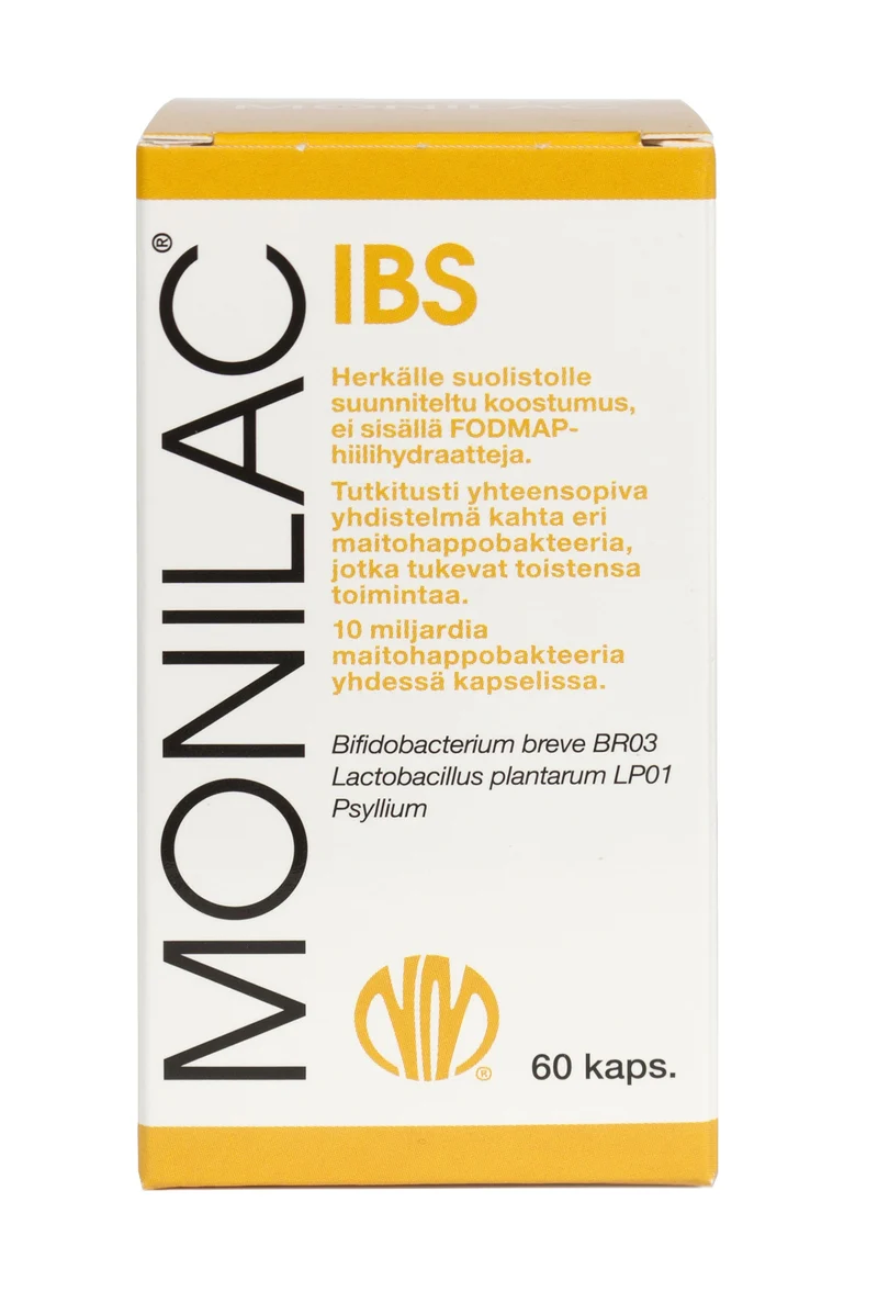 Mjölksyrabakterier för tarmen – Monilac® Hellä, 60 g