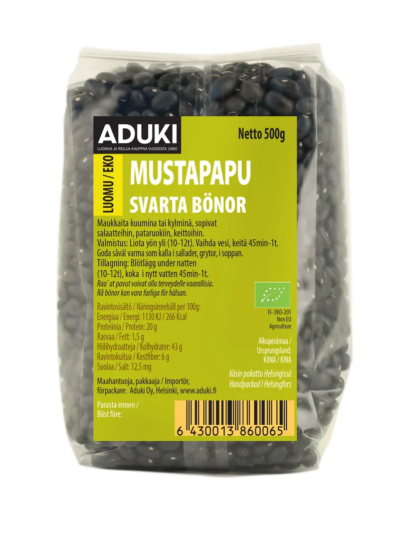 Svarta bönor, 500 g