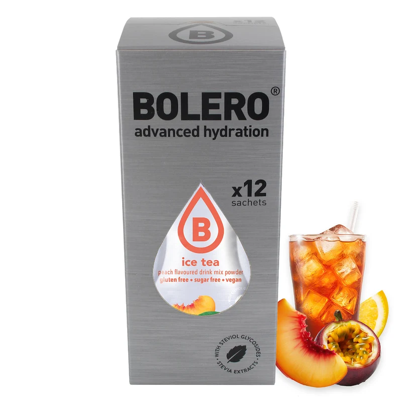 Bolero Drink Box Eistee-Mischungen in 12 x 8g Geschmacksrichtungen