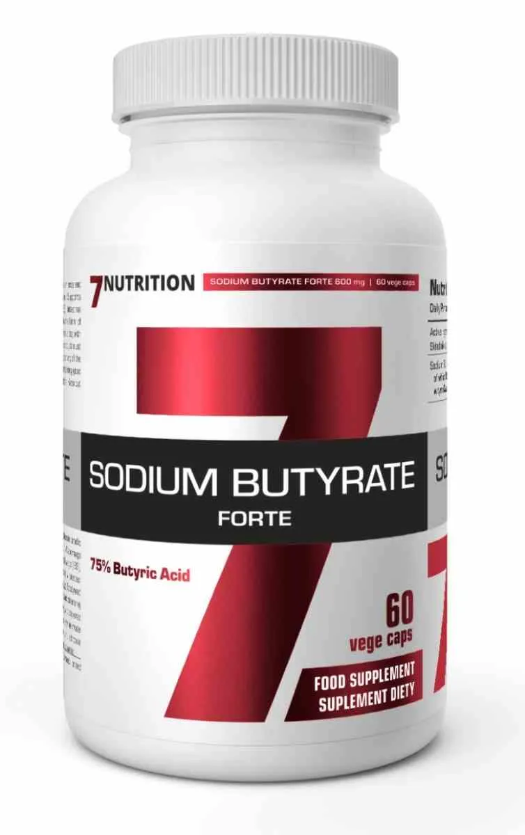 7Nutrition Natriumbutyrat FORTE Natriumbutyrat 60 Veggie-Kapseln