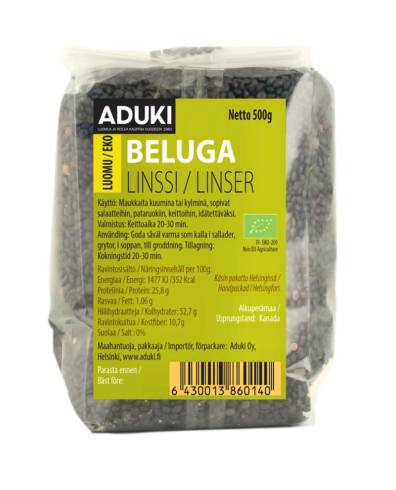 Beluga linser, 500 g
