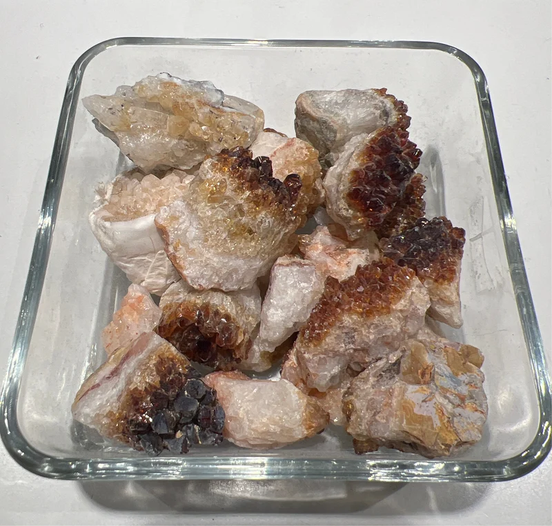 Citrinkluster 2-4 cm